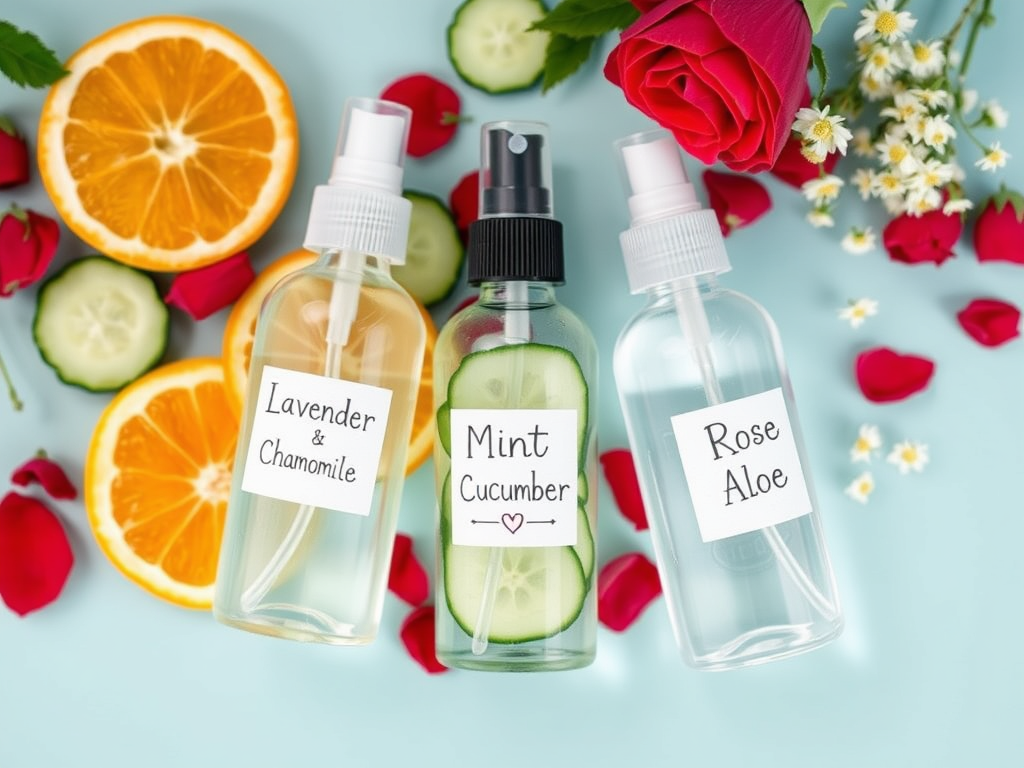 Homemade Scented Cooling Sprays