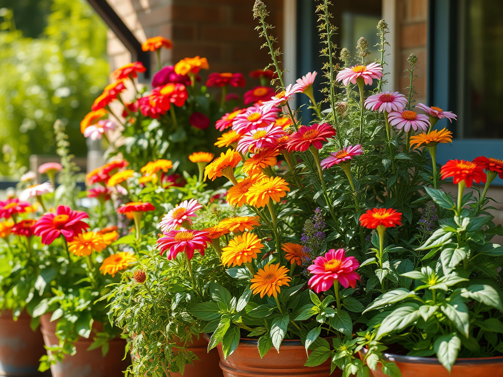Container Garden Refresh: Late Summer Blooms and Herbs
