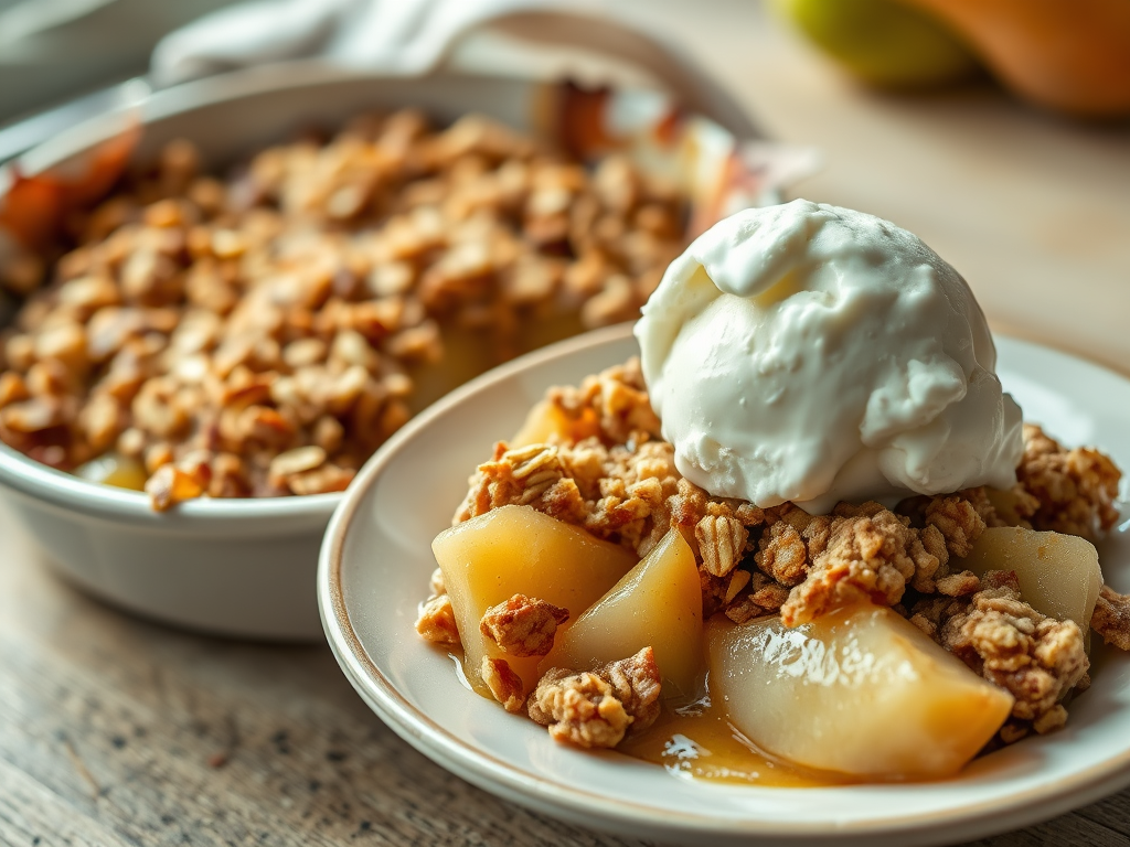 Spiced Pear Crisp