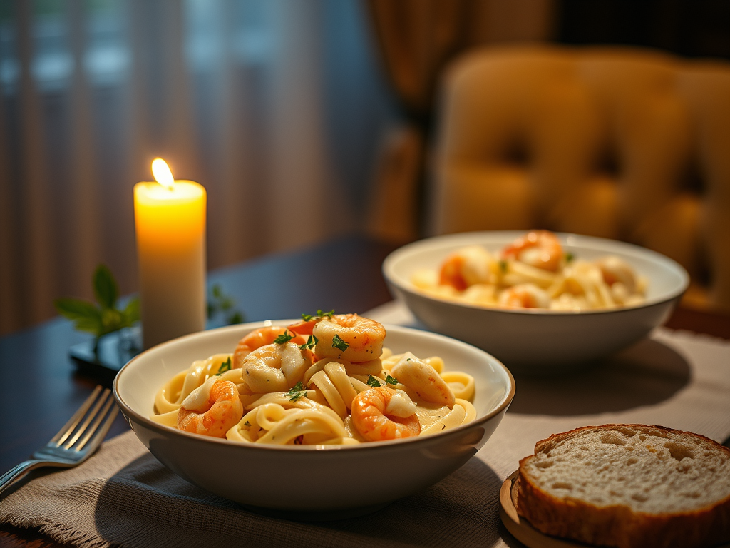 Seafood Pasta for a Cozy Night In