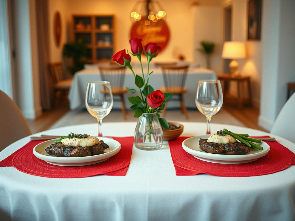 A Cozy Valentine’s Dinner at Home