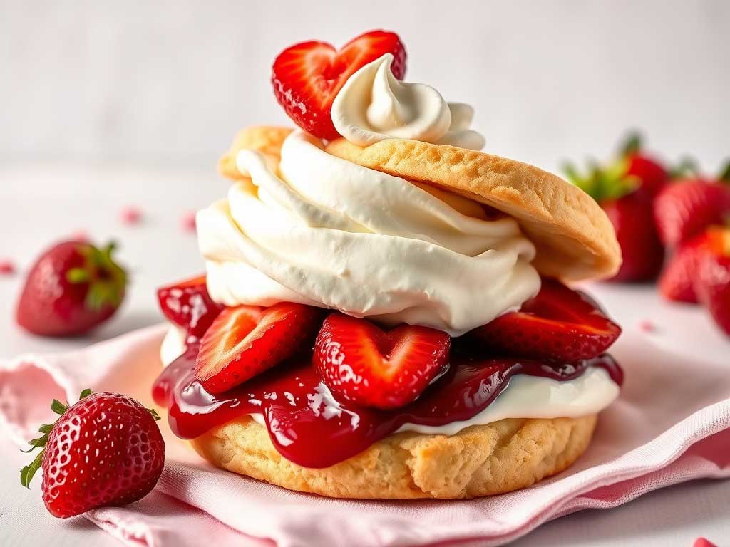 Roasted Strawberry Shortcake