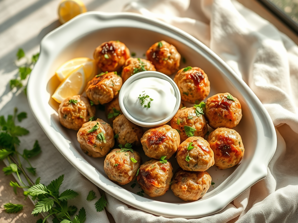 Mediterranean Lamb Meatballs for Easter