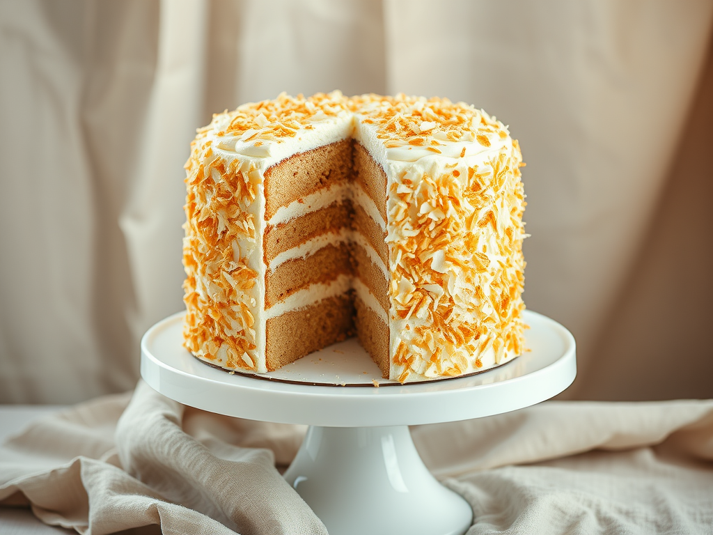 Toasted Coconut Cake
