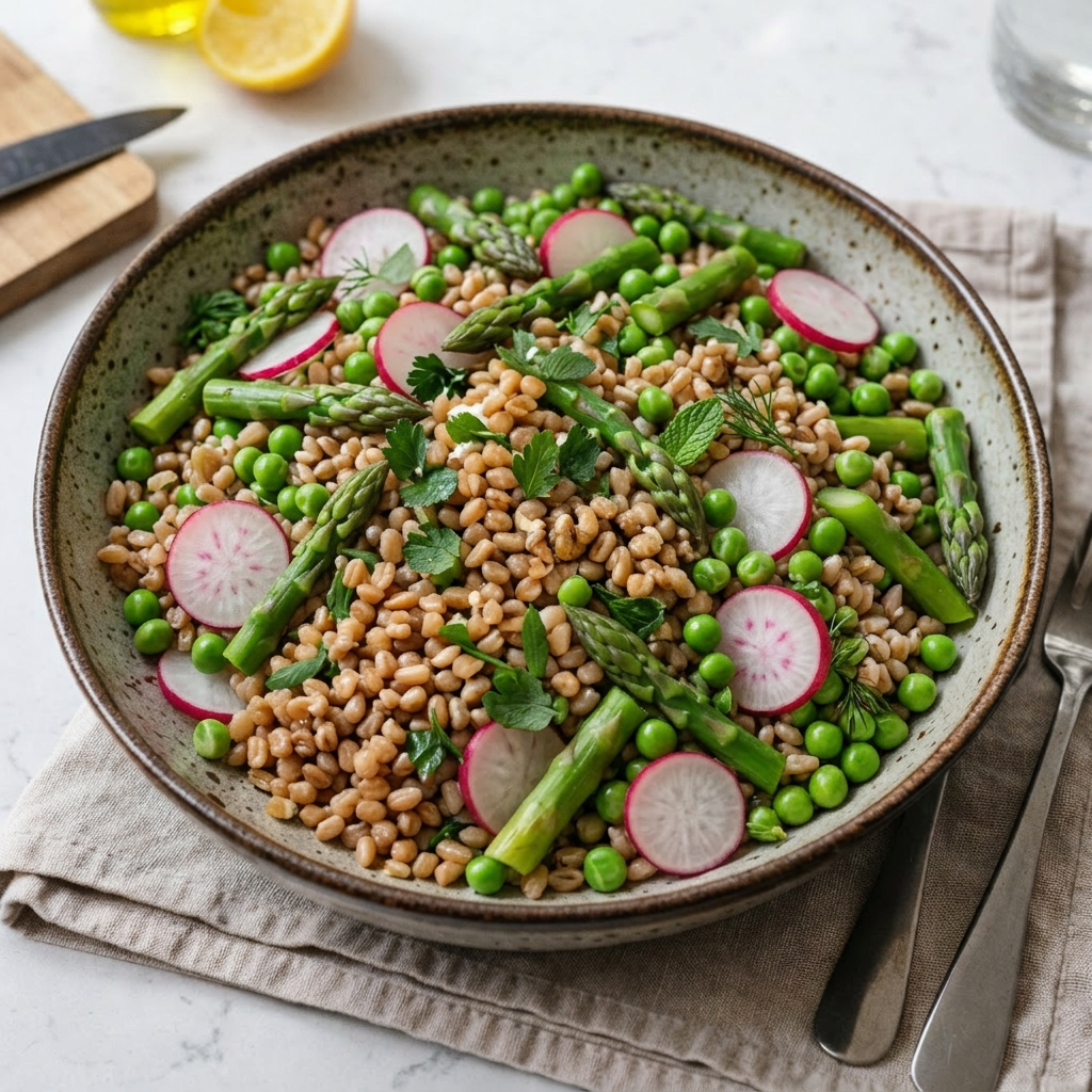 Spring Farro Salad