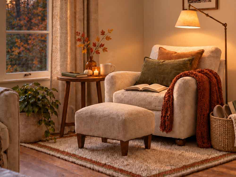 Create a Cozy Reading Corner for Fall