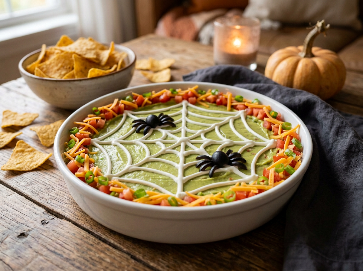 Spiderweb Taco Dip