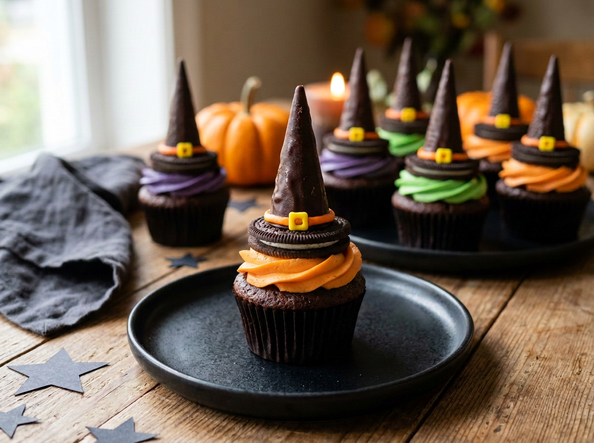 Witch Hat Cupcakes